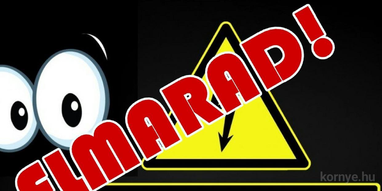 ELMARAD a tervezett áramszünet