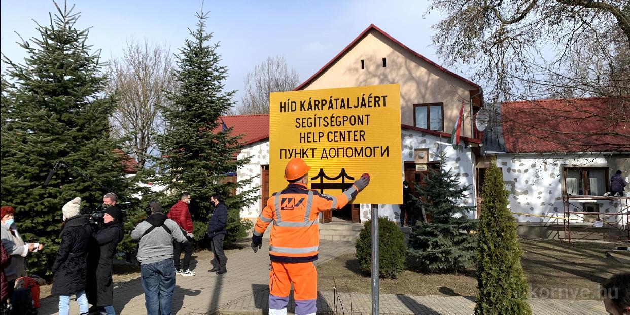 Környei adományok a háború elől menekülőknek