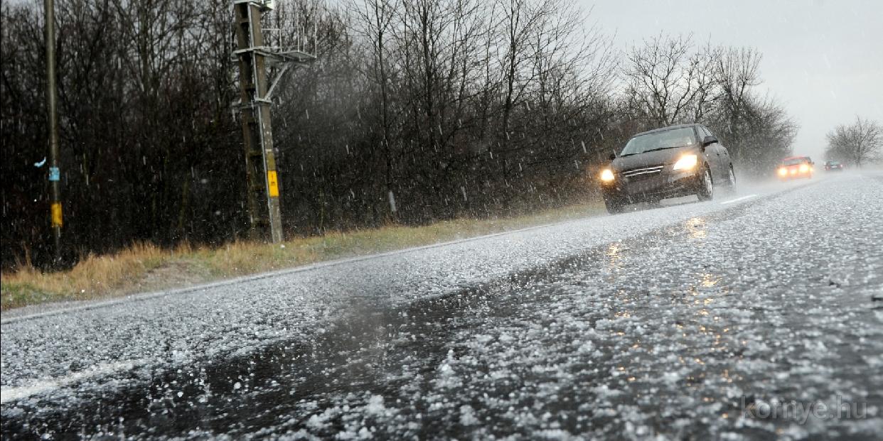 Térségünkbe is megérkezett az ónos eső