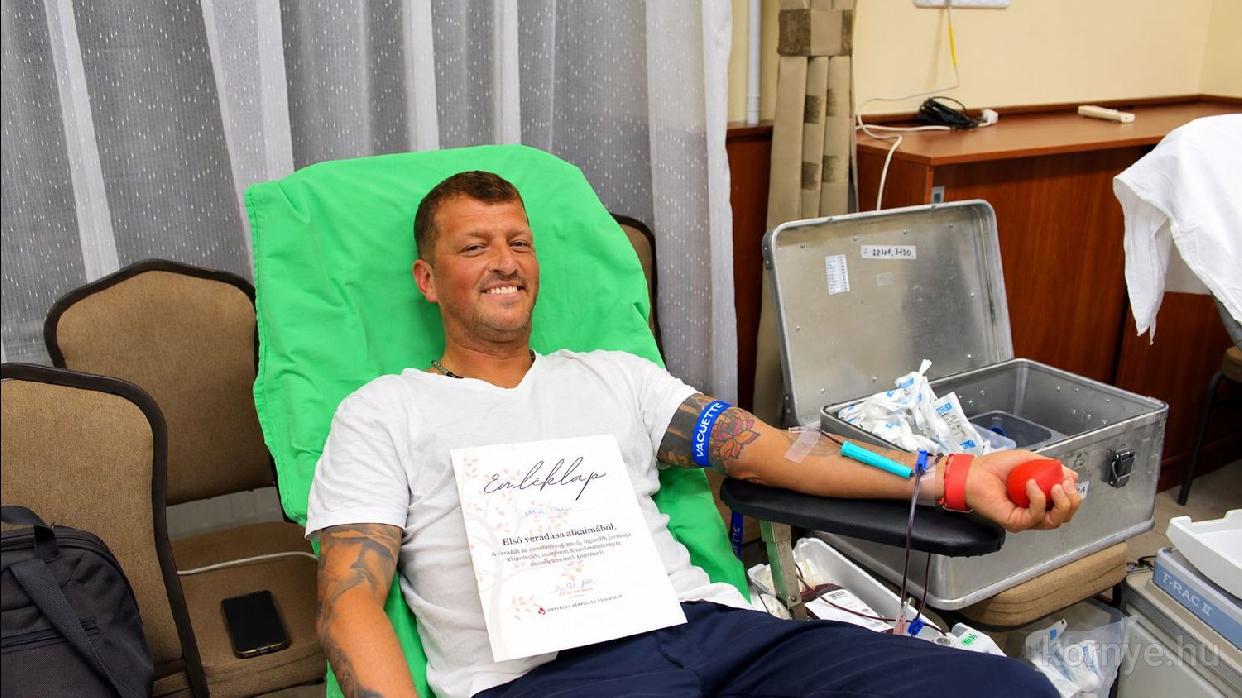 Két debütáló az év utolsó véradásán