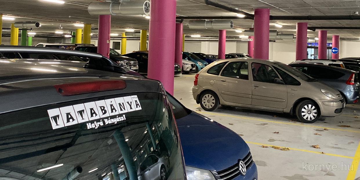 Elkészült a mélygarázs Tatabányán – január végéig díjtalanul használható