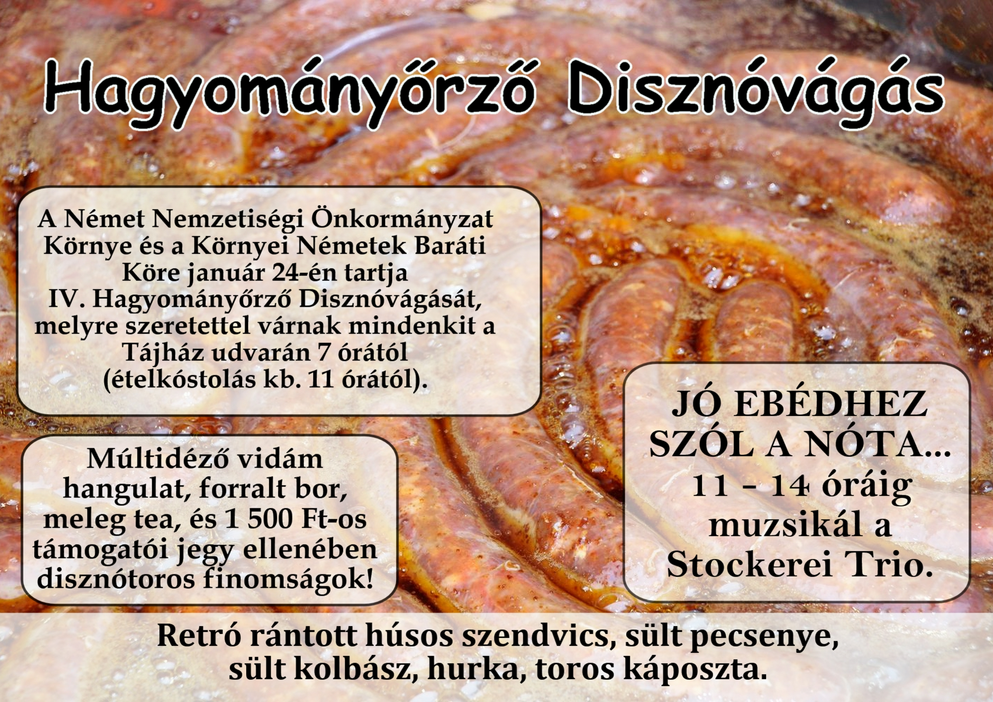 Hagyományőrző Disznóvágás