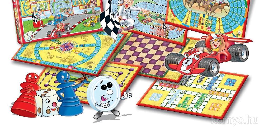 Családi társasjáték délután