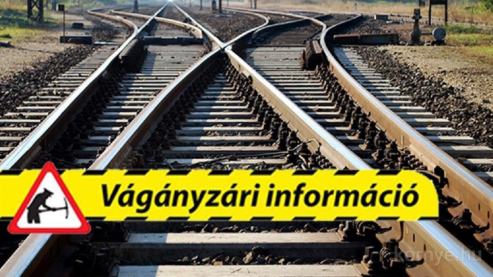 Módosított vasúti menetrend Tatabánya és Oroszlány között