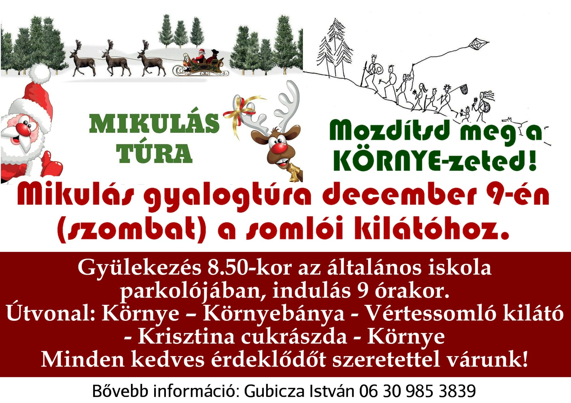 Mikulás gyalogtúra