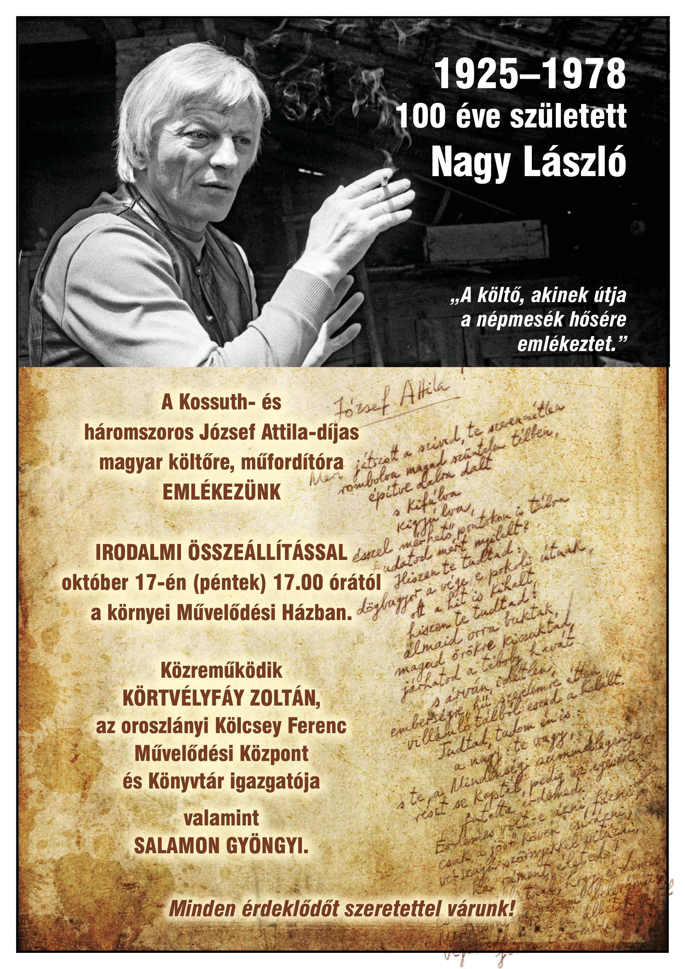 Nagy Lászlóra emlékezünk